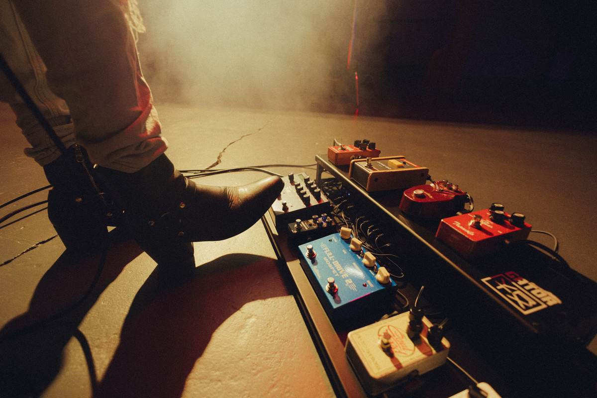 Pedalboard sur scène