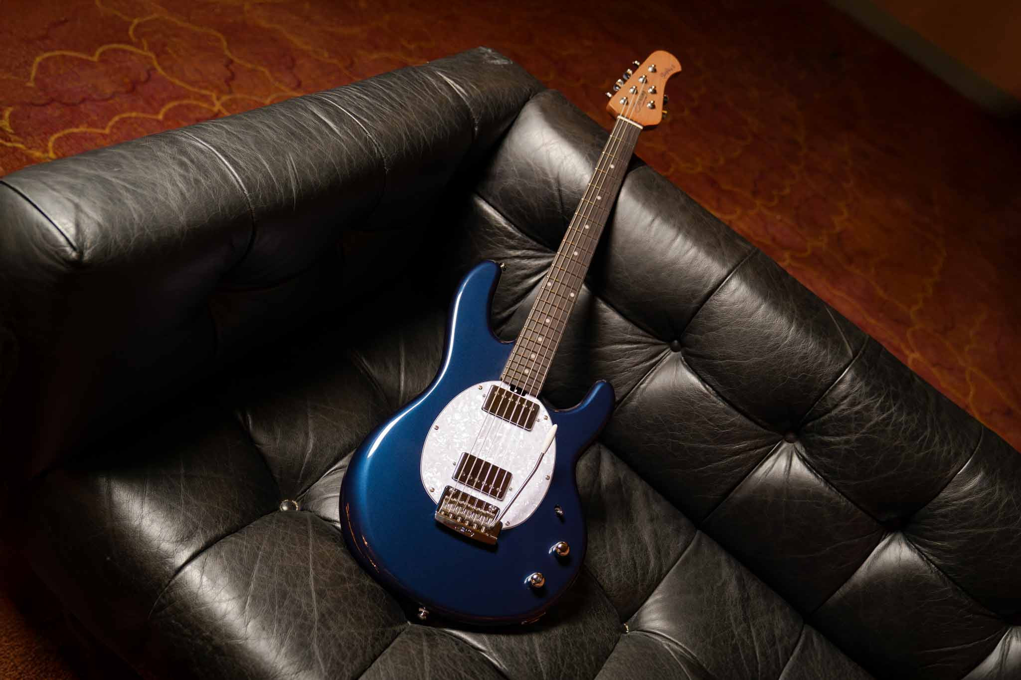Basse Sterling by Music Man StingRay II Cory Wong Blue Pearl