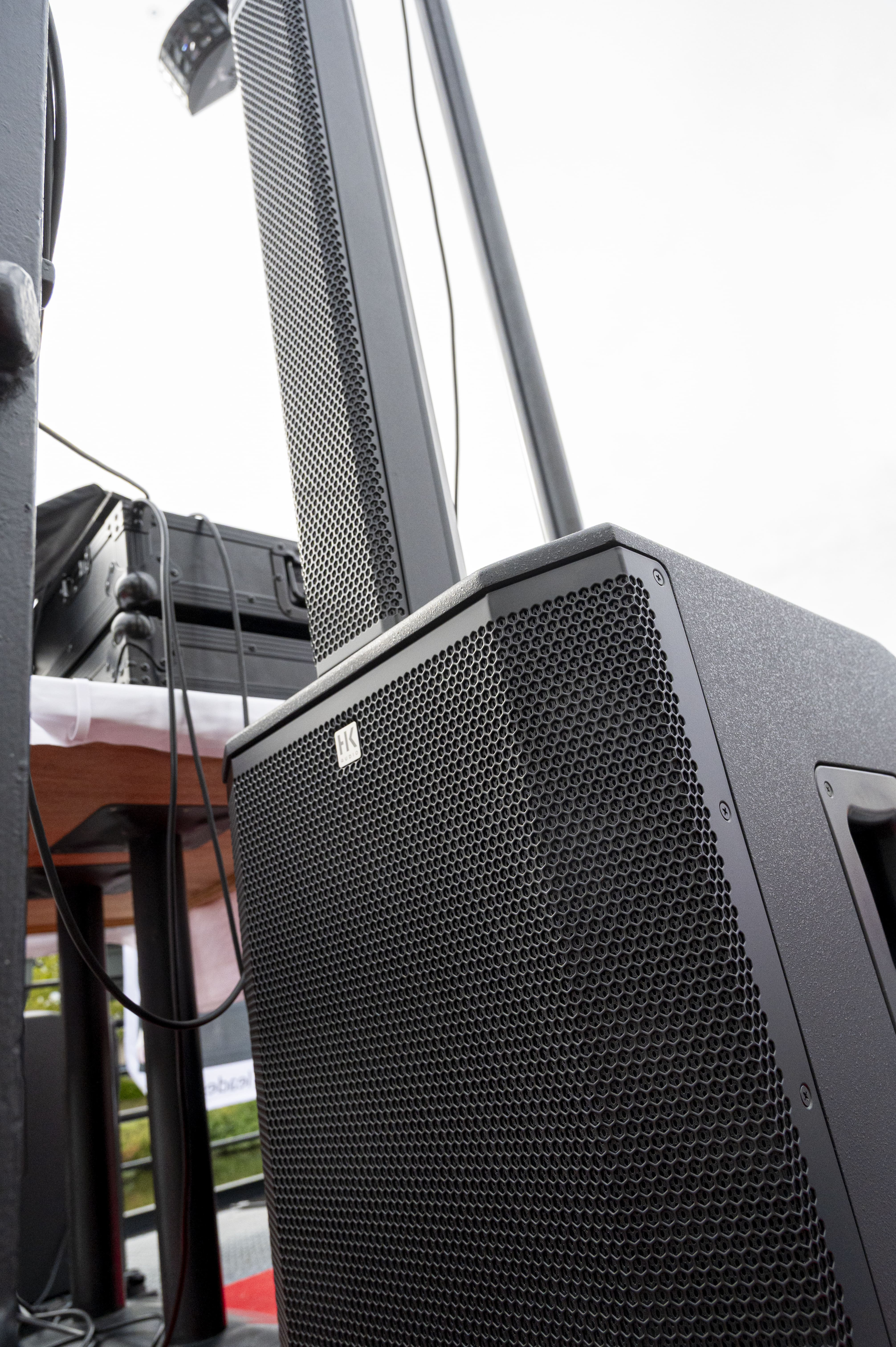 HK AUDIO Polar 15 MKII vue contre plongée